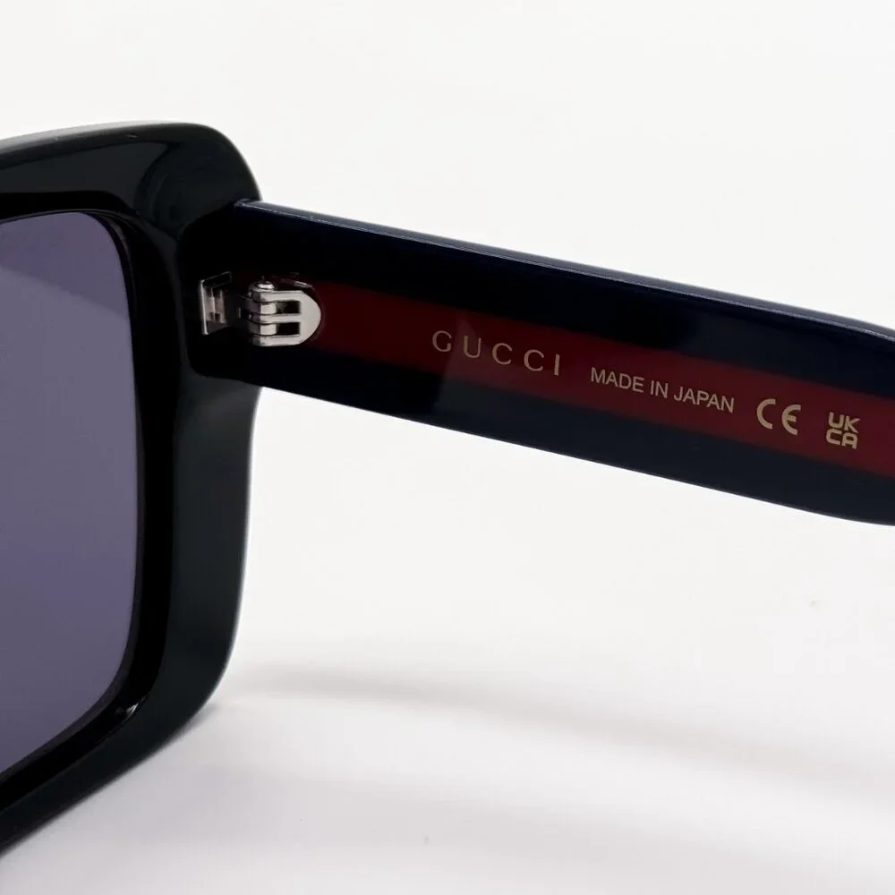 NEW GUCCI GG1861S 004 WOMEN SHINY BLACK SUNGLASSES GUCCI